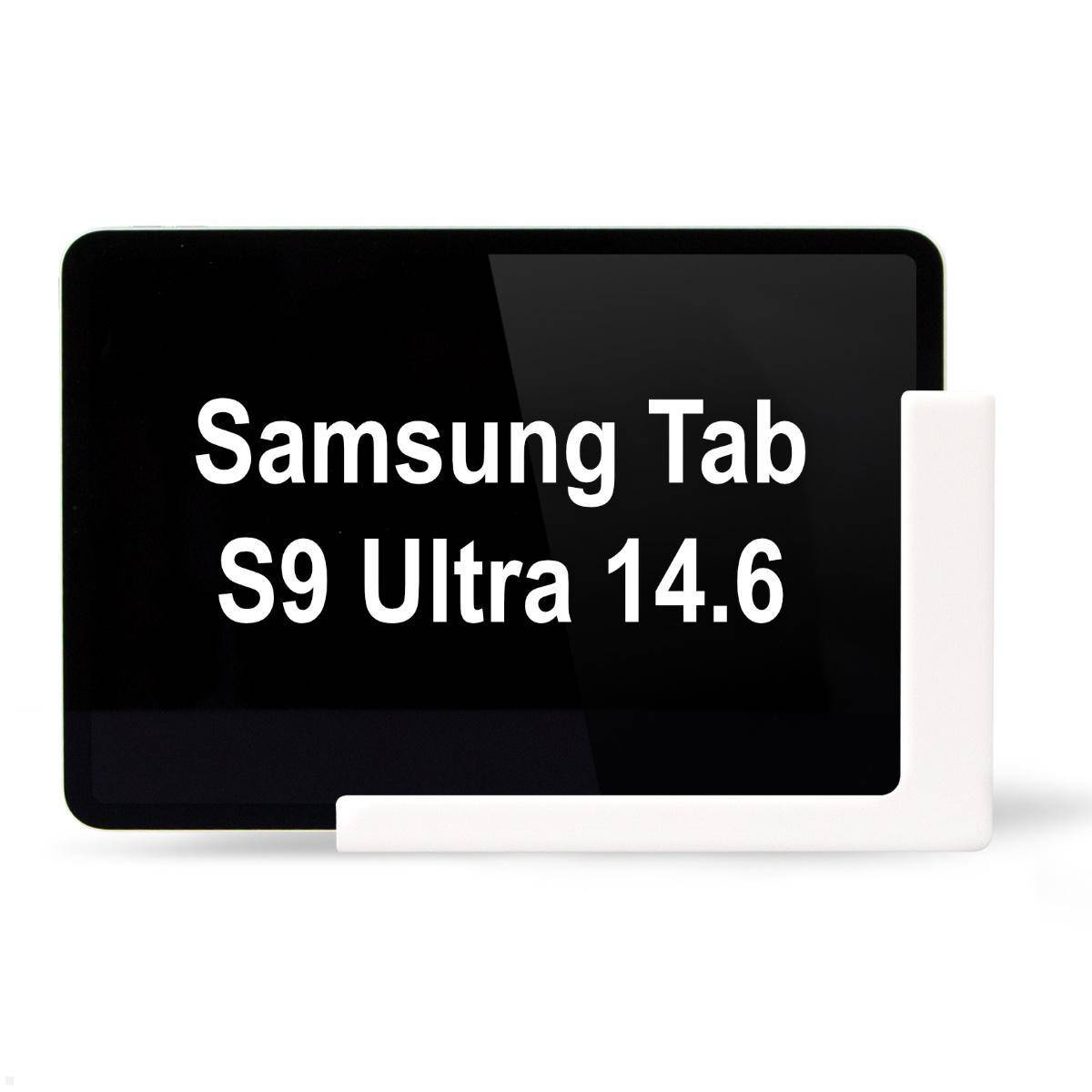 TabLines TWP031W Tablet Wandhalterung für Samsung Tab S9 Ultra 14.6, weiß