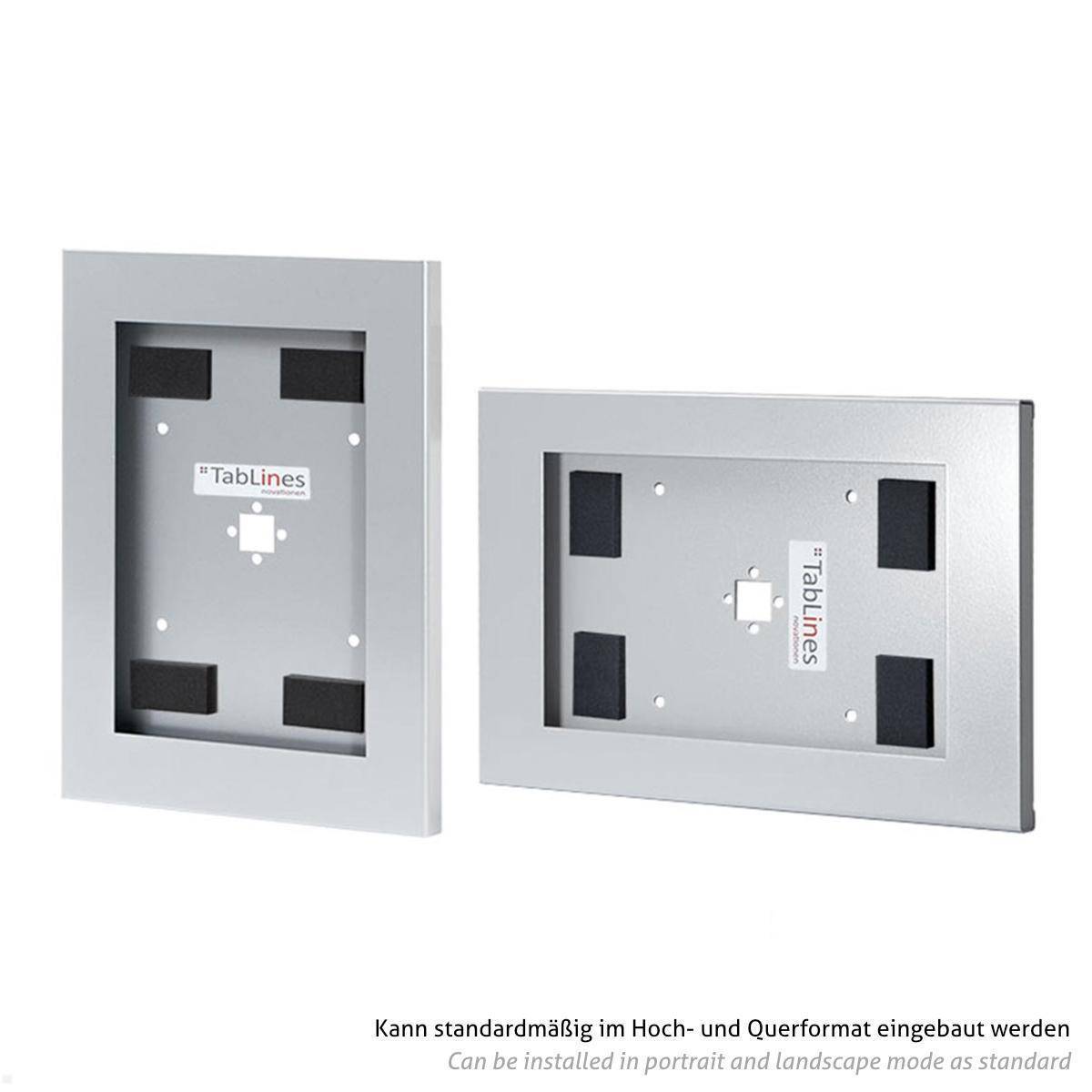 TabLines TSG049S Tablet Schutzgehäuse für Samsung Tab S7 FE 12.4, silber