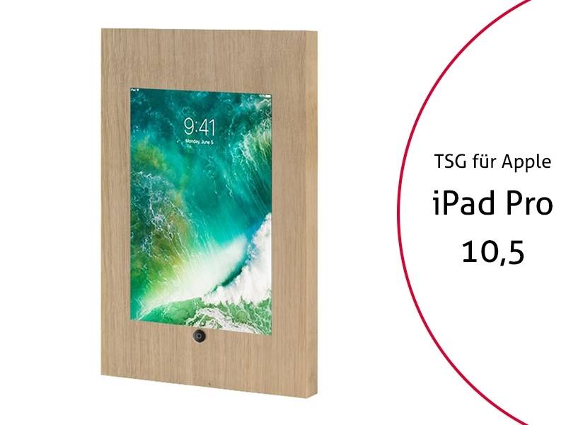 TabLines TSG046O Tablet Schutzgehäuse für Apple iPad Pro 10.5, HB, Holz Eiche