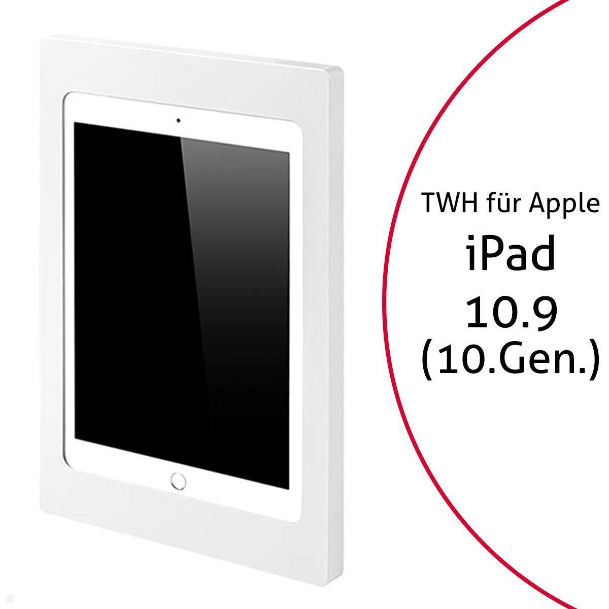 TabLines TWH043W Tablet Wandhalterung für Apple iPad 10.9 (10. Generation), weiß