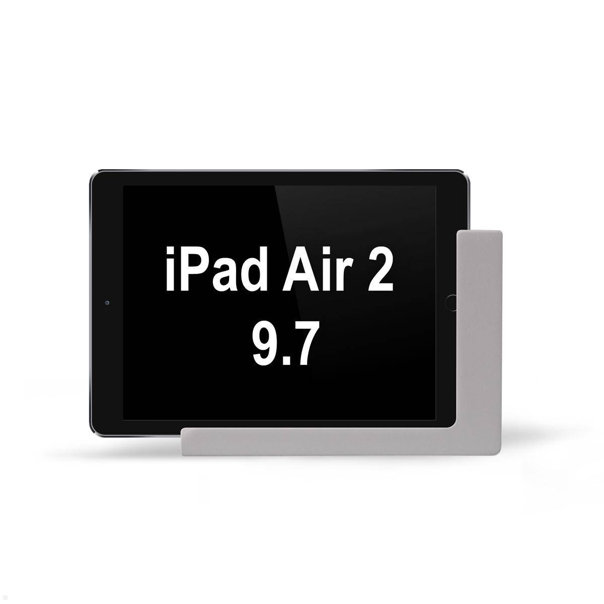 TabLines TWP009S iPad Tablet Wandhalterung für Apple Air 2 9.7, silber