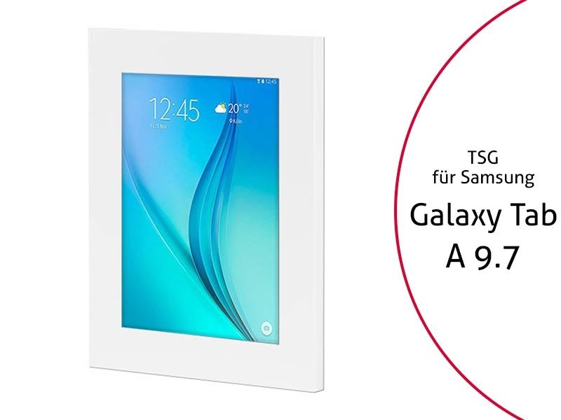 TabLines TSG020W Tablet Schutzgehäuse für Samsung Tab A 9.7, weiß
