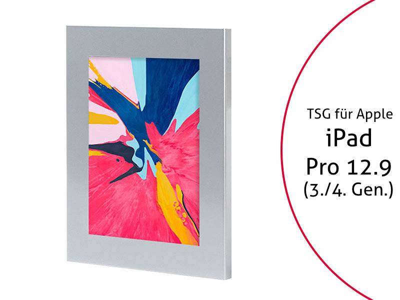 TabLines TSG059S Tablet Schutzgehäuse für Apple iPad Pro 12.9 (3./4. Gen.), silb...