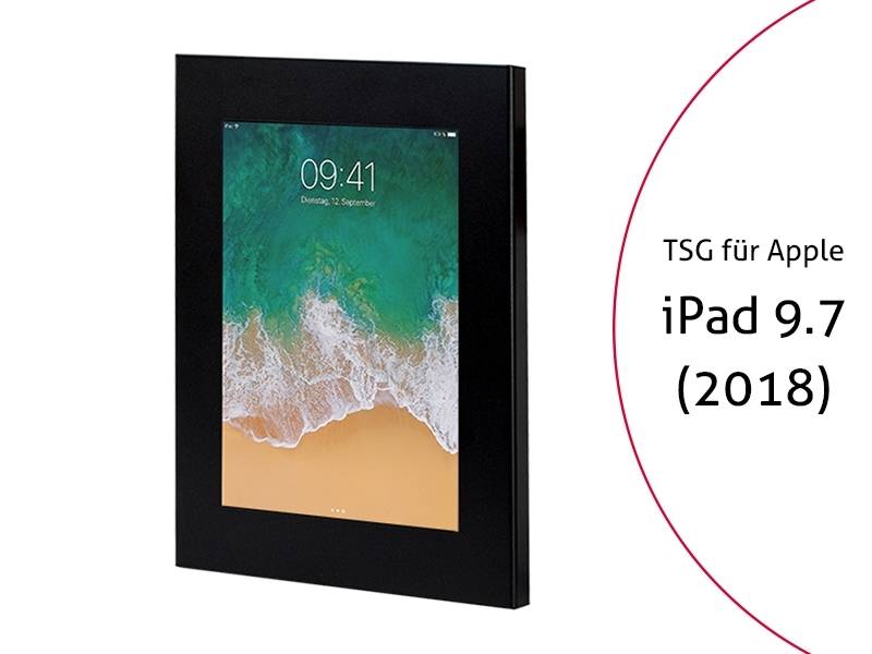 TabLines TSG054B Tablet Schutzgehäuse für Apple iPad 6 9.7 (2018), schwarz