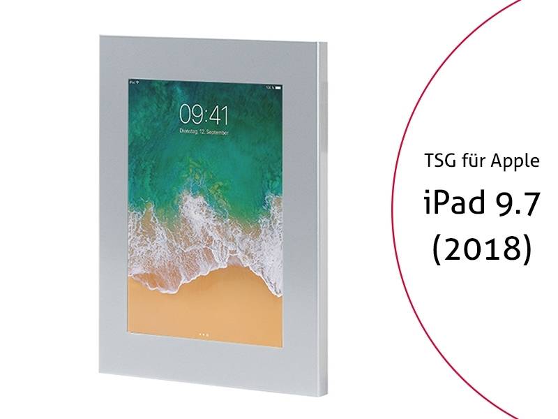 TabLines TSG054S Tablet Schutzgehäuse für Apple iPad 6 9.7 (2018), silber