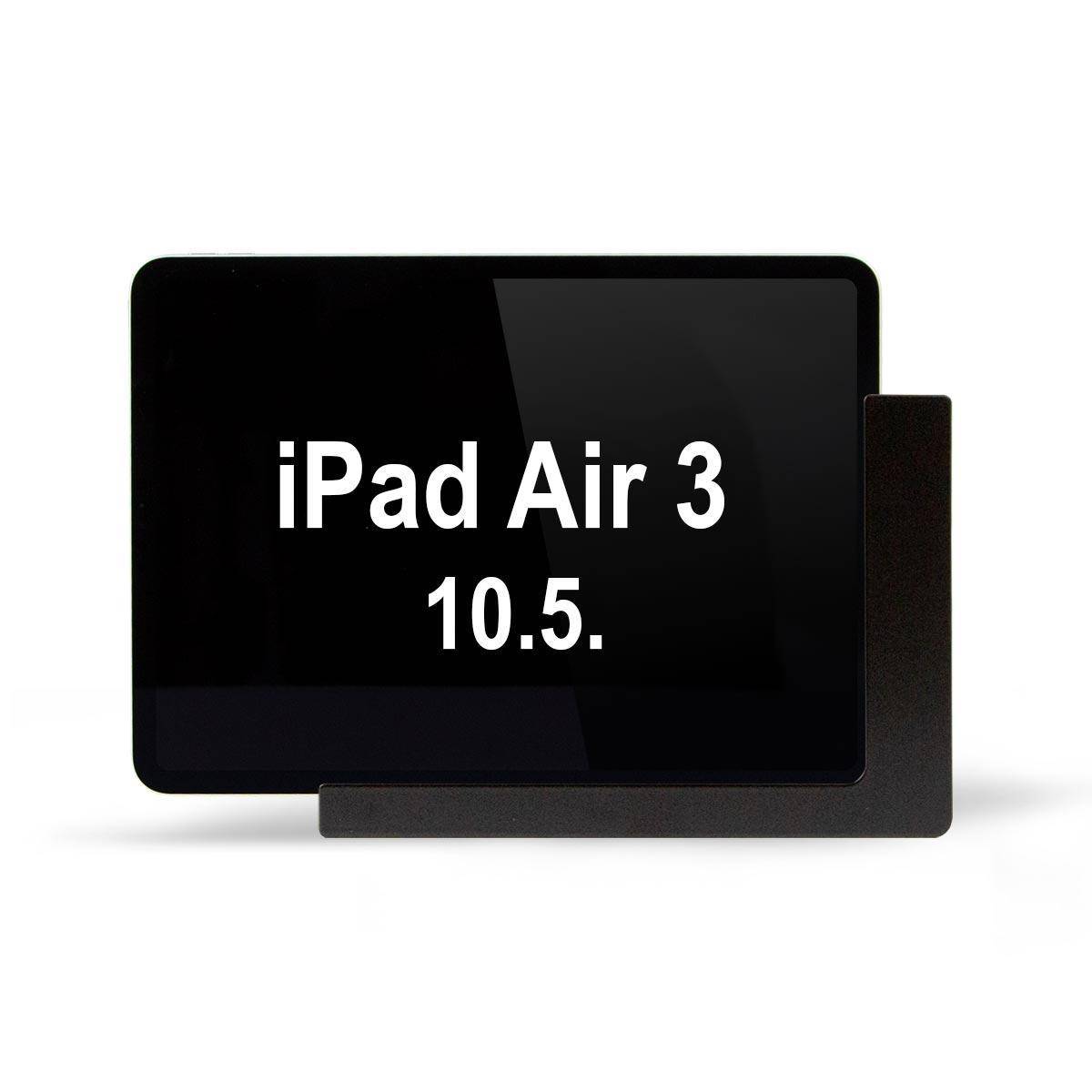 TabLines TWP015B Tablet Wandhalterung für Apple iPad Air 3 10.5 (2019), schwarz