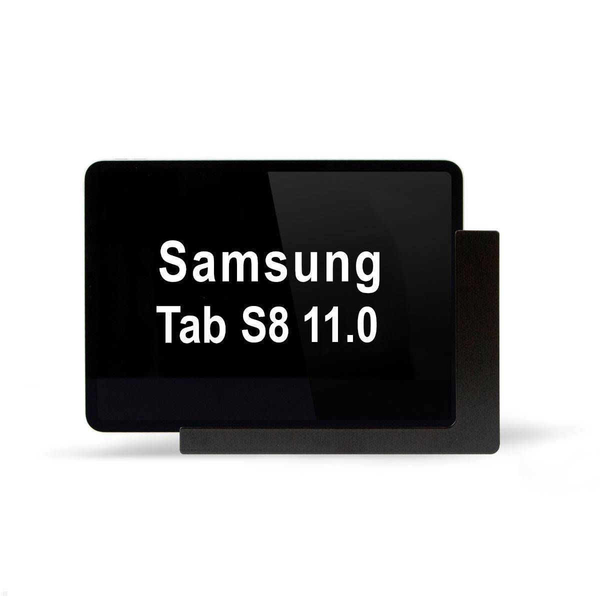 TabLines TWP020B Tablet Wandhalterung für Samsung Tab S8 11.0 (2022), schwarz