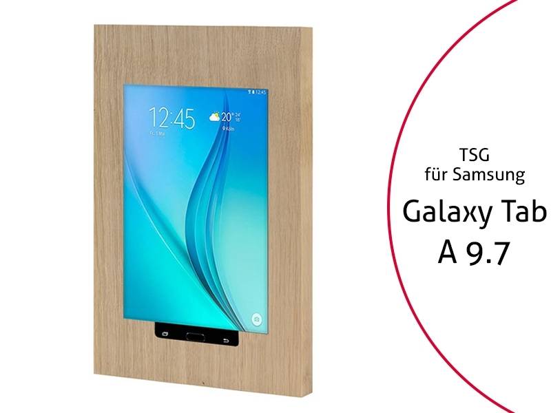 TabLines TSG019O Tablet Schutzgehäuse für Samsung Tab A 9.7, HB, Holz Eiche