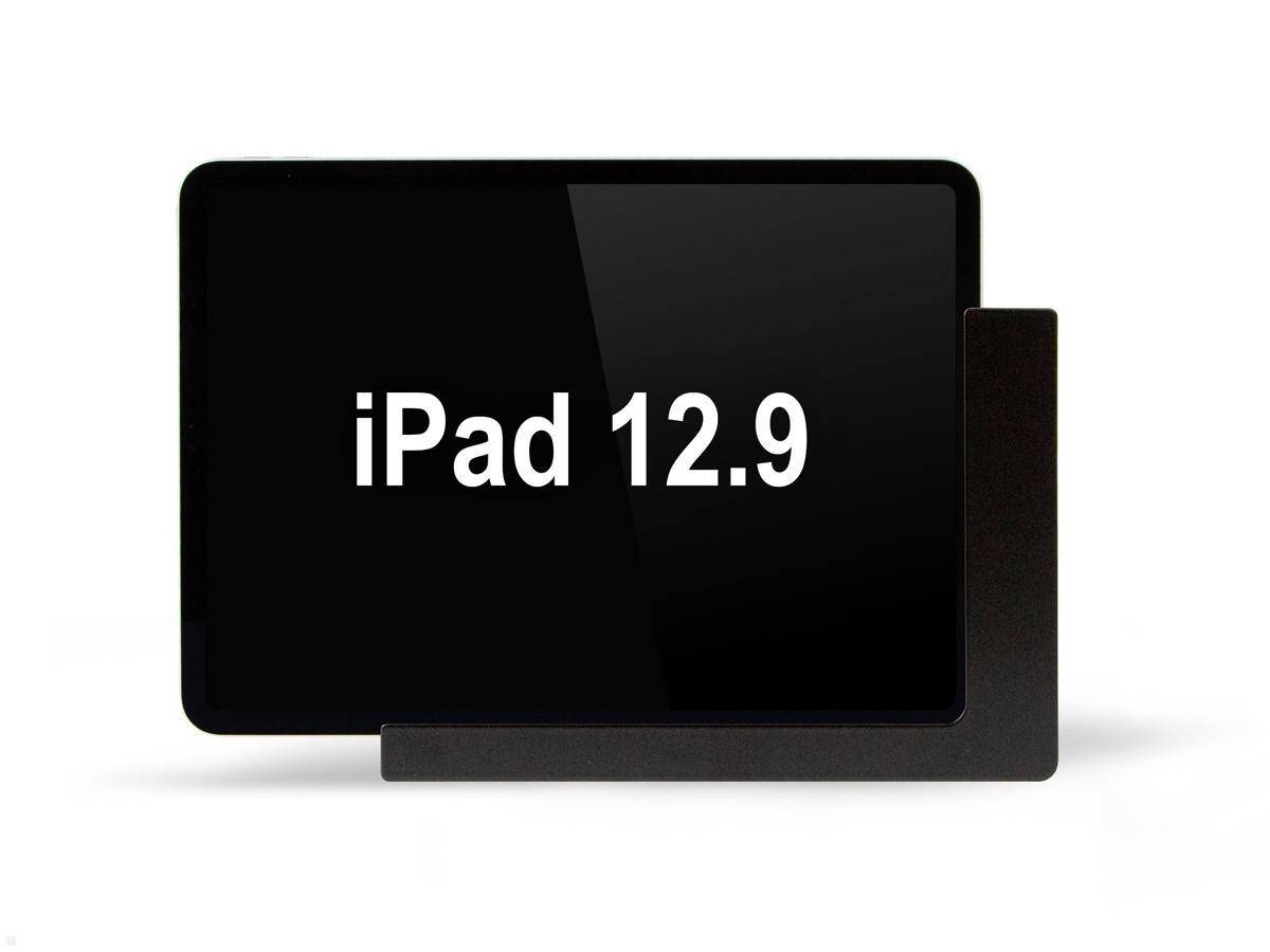 TabLines TWP006B Tablet Wandhalterung für iPad Pro 12.9 (3./4. Gen.), schwarz