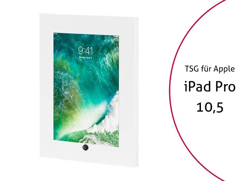 TabLines TSG046W Tablet Schutzgehäuse für Apple iPad Pro 10.5, HB, weiß