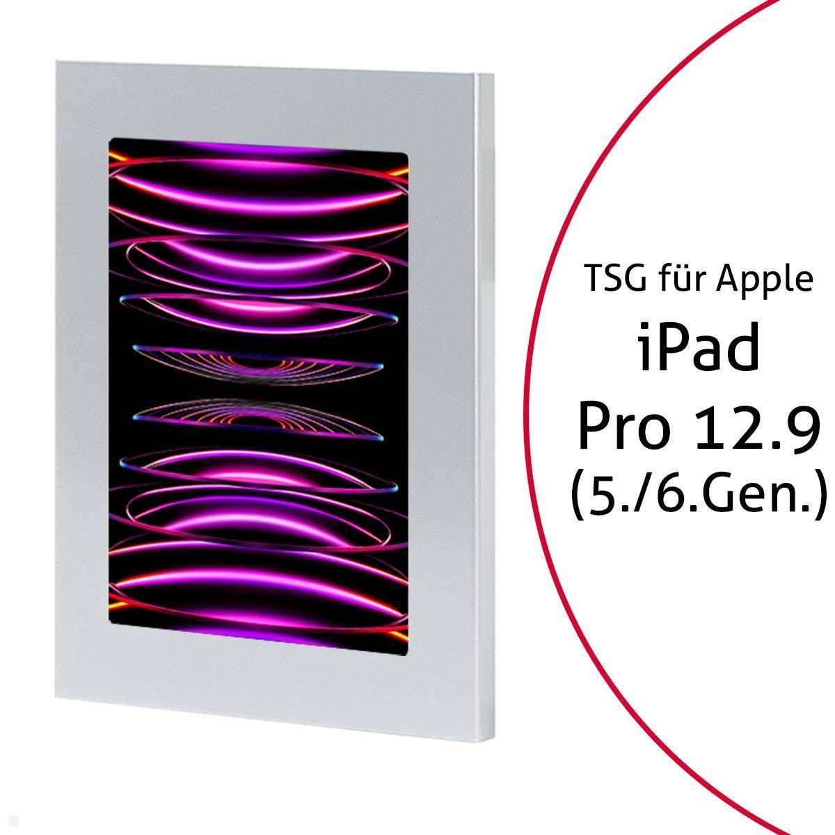 TabLines TSG082S Tablet Schutzgehäuse für Apple iPad Pro 12.9 (5./6. Gen.), silb...