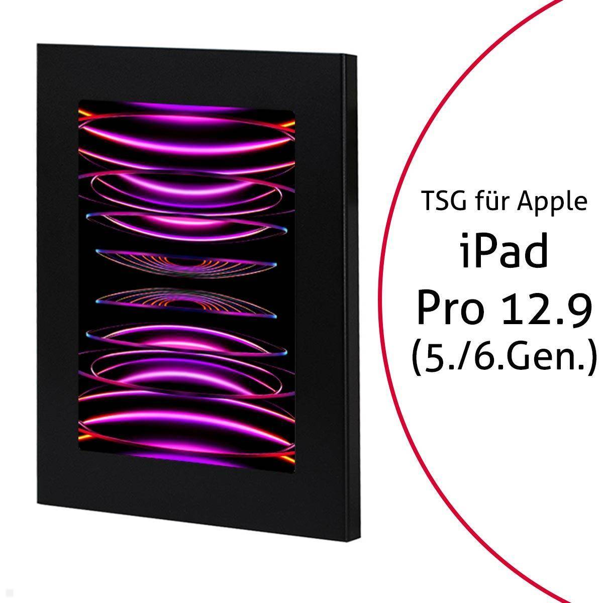 TabLines TSG082B Tablet Schutzgehäuse für Apple iPad Pro 12.9 (5./6. Gen.), schw...