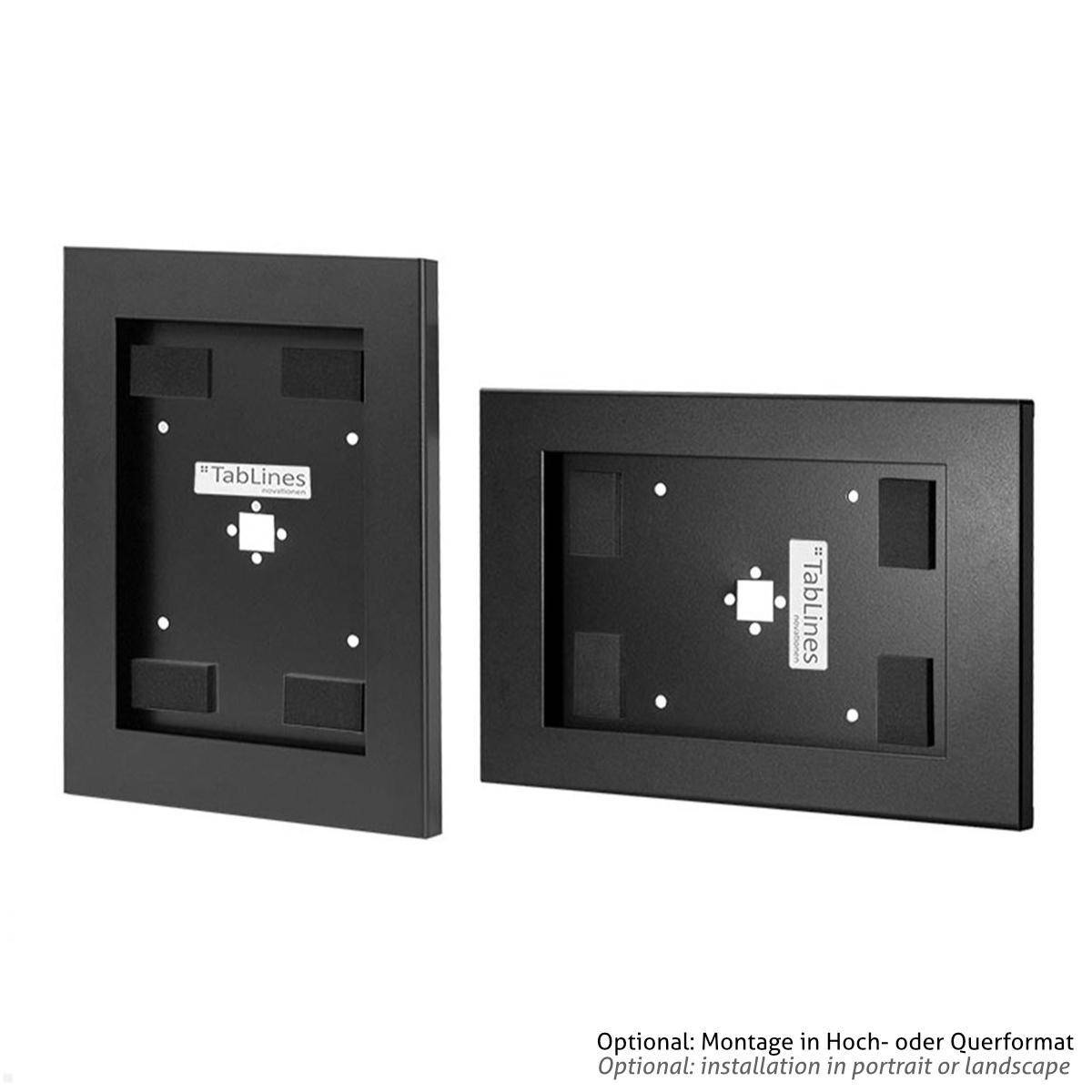 TabLines TSG082B Tablet Schutzgehäuse für Apple iPad Pro 12.9 (5./6. Gen.), schw...