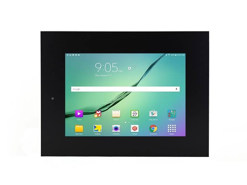 TabLines TWE020B Tablet Wandeinbau für Samsung Tab S2 9.7 DS, schwarz