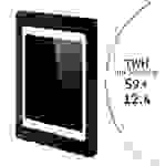 TabLines TWH050B Tablet Wandhalterung für Samsung Tab S9+ 12.4, schwarz