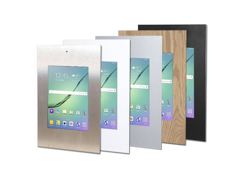 TabLines TWE020S Tablet Wandeinbau für Samsung Tab S2 9.7 DS, silber