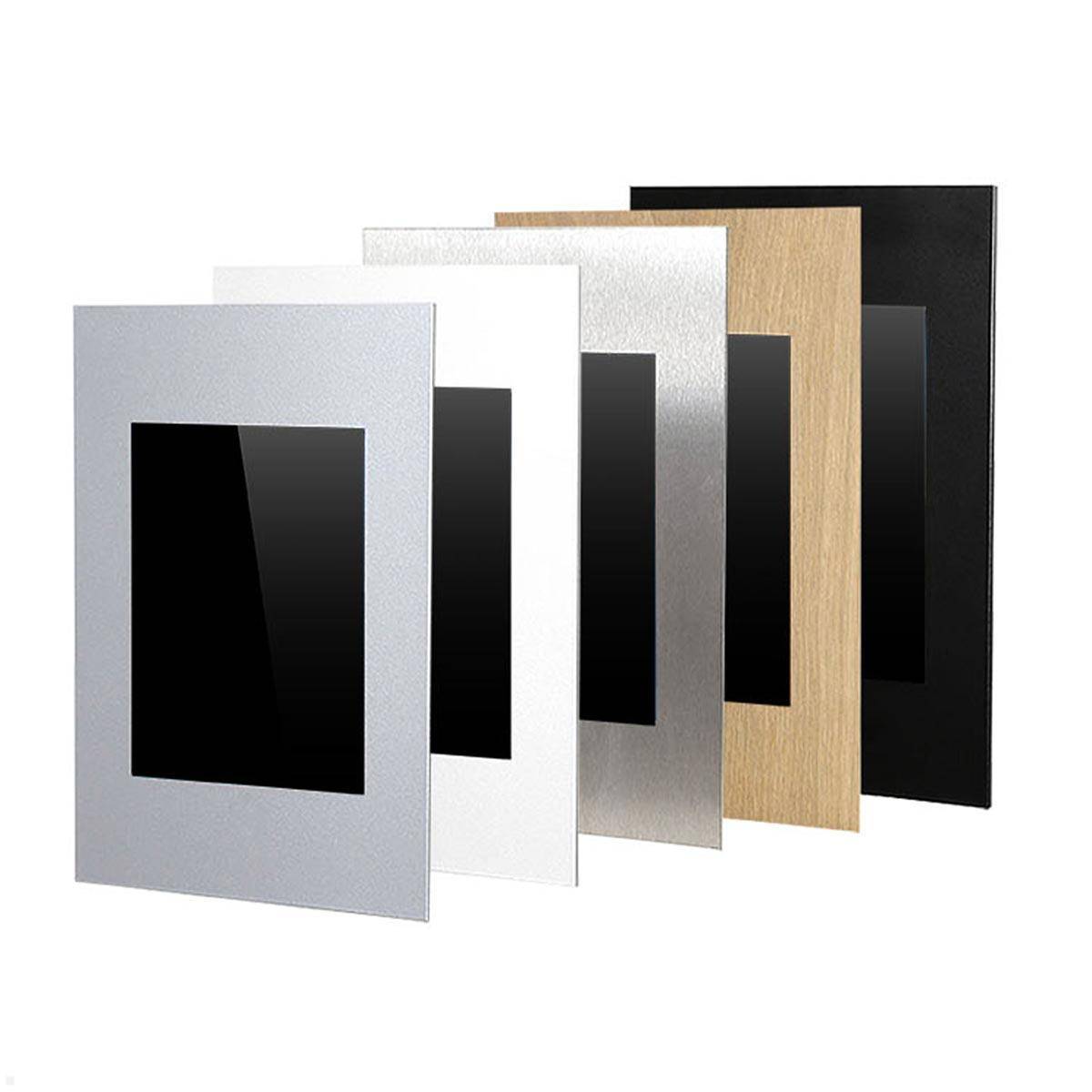 TabLines TWE087S Tablet Wandeinbau für Apple iPad 10.2 (7./8./9. Gen.), silber