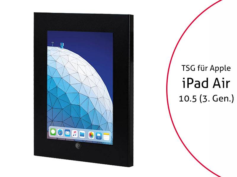 TabLines TSG062B Tablet Schutzgehäuse für Apple iPad Air 3 10.5 (2019), HB, schw...
