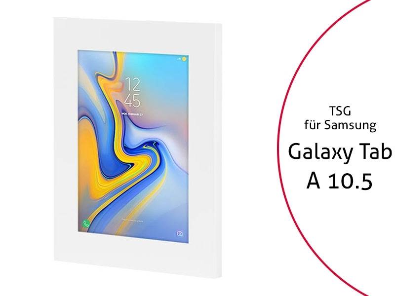 TabLines TSG057W Tablet Schutzgehäuse für Samsung Tab A 10.5, weiß