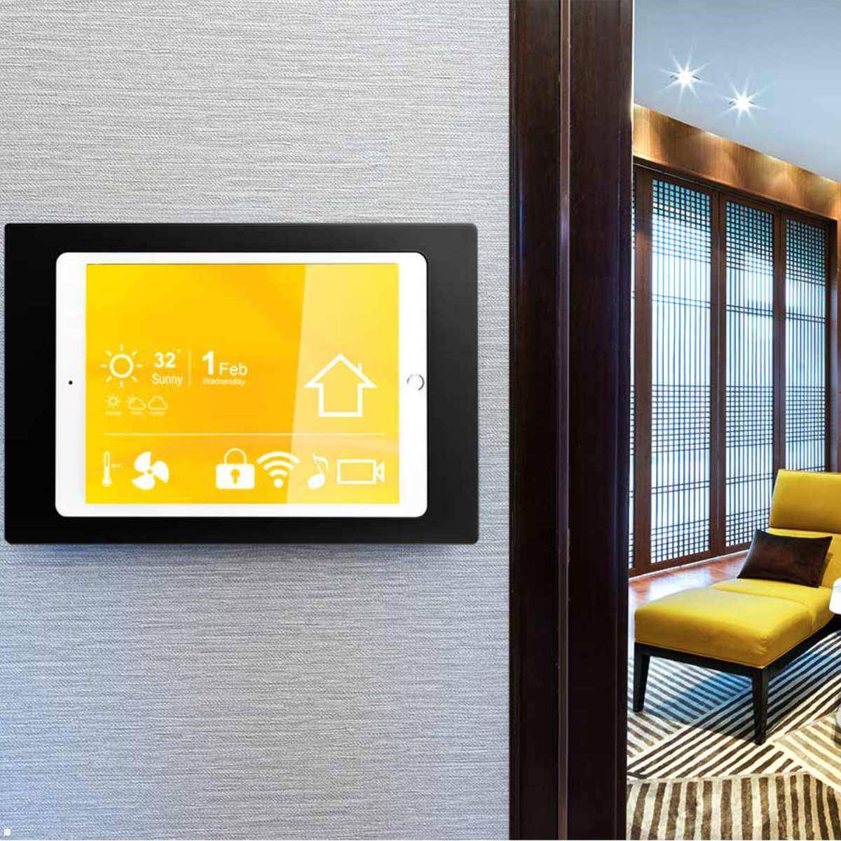 TabLines TWH041B Tablet Wandhalterung für Apple iPad Pro 12.9 (5./6. Gen.) schwa...