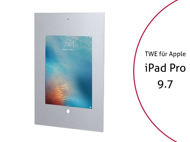 TabLines TWE024S Tablet Wandeinbau für Apple iPad Pro 9.7, DS, HB