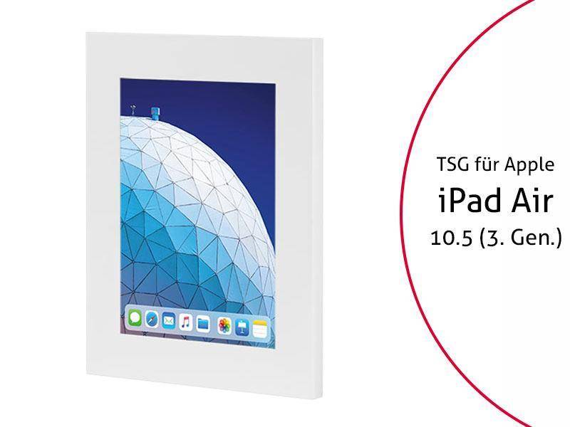 TabLines TSG061W Tablet Schutzgehäuse für Apple iPad Air 3 10.5 (2019), weiß