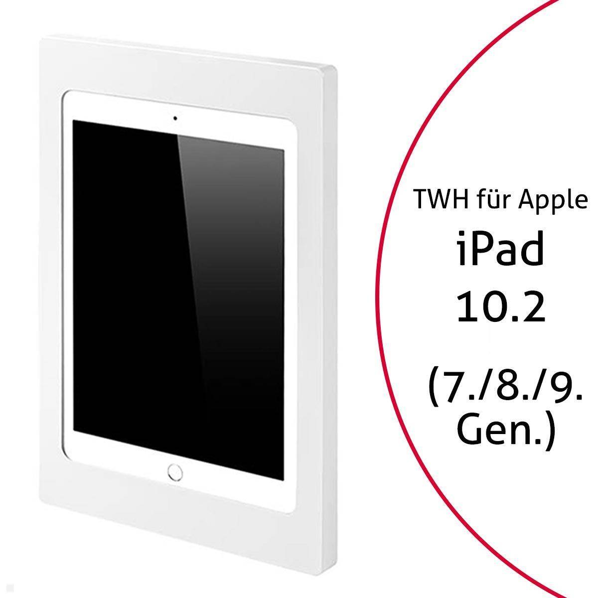 TabLines TWH028W iPad Wandhalterung für Apple iPad 10.2 (7./8./9. Gen.), weiß