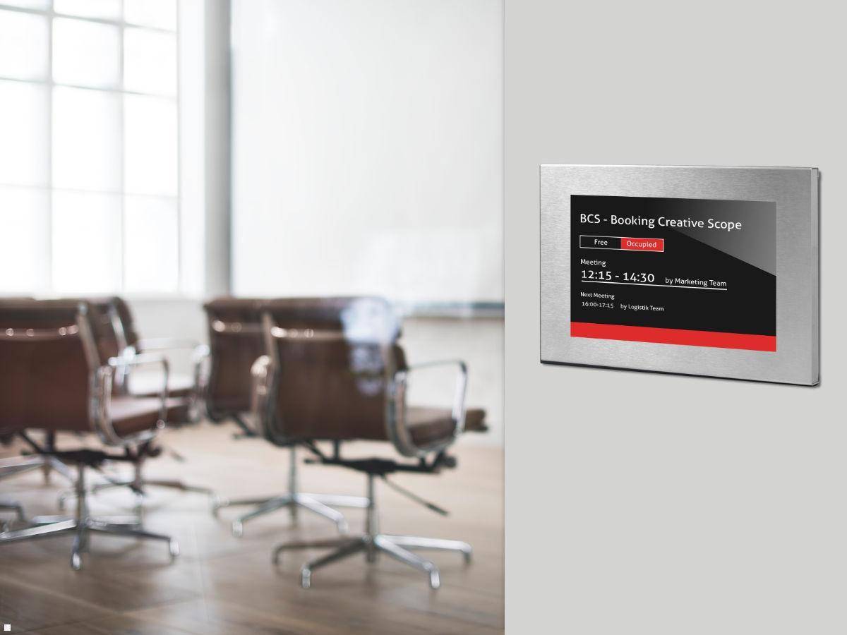 TabLines TSG076E Tablet Schutzgehäuse für Samsung Tab S7+ 12.4, Edelstahl