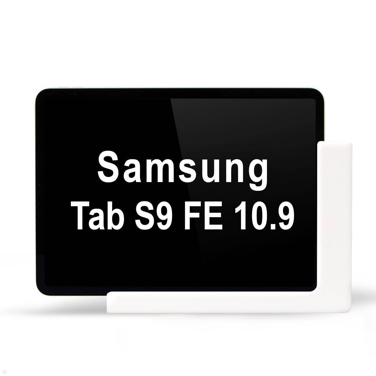 TabLines TWP032W Tablet Wandhalterung für Samsung Tab S9 FE 10.9, weiß