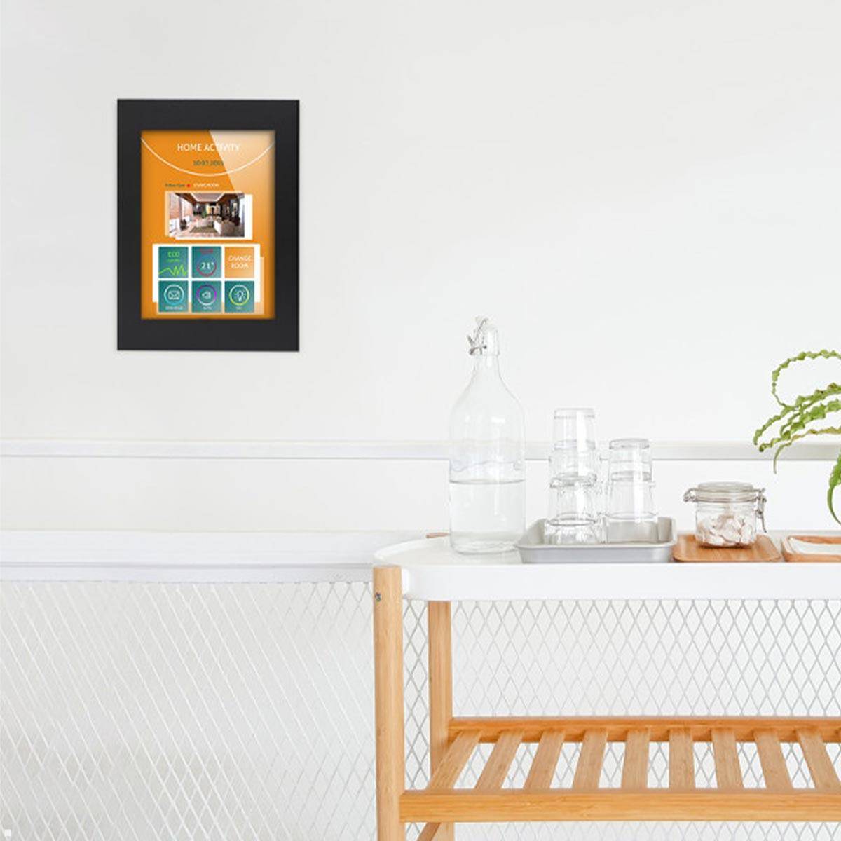 TabLines TWE116B Tablet Wandeinbau für Apple iPad Pro 11.0 (M4), schwarz