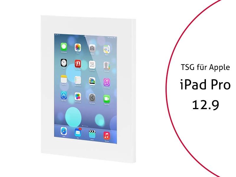 TabLines TSG031W Tablet Schutzgehäuse für Apple iPad Pro 12.9 (1./2. Gen.), weiß