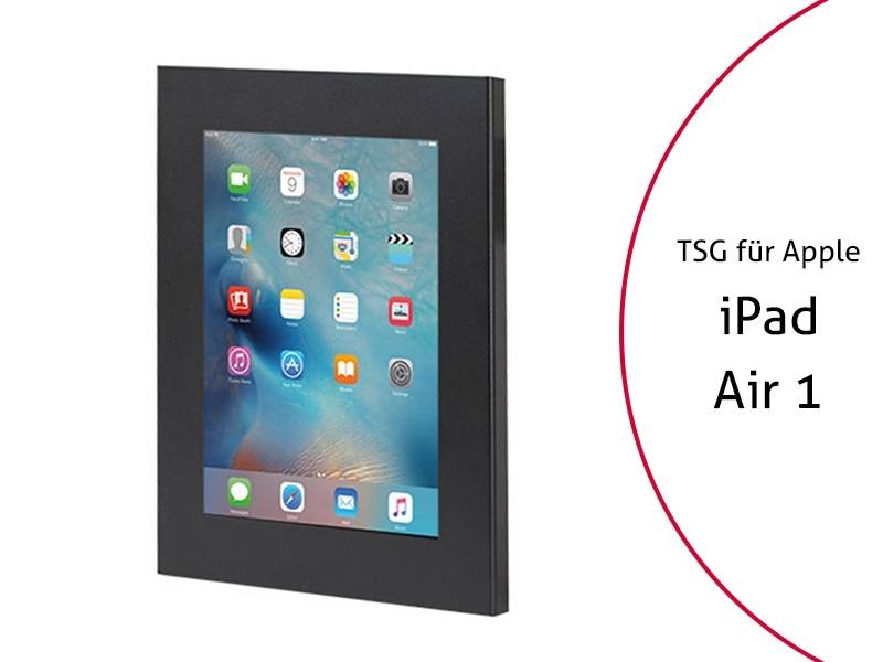 TabLines TSG008B Tablet Schutzgehäuse für Apple iPad Air 1, schwarz
