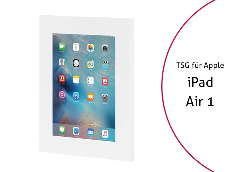 TabLines TSG008W Tablet Schutzgehäuse für Apple iPad Air 1, weiß