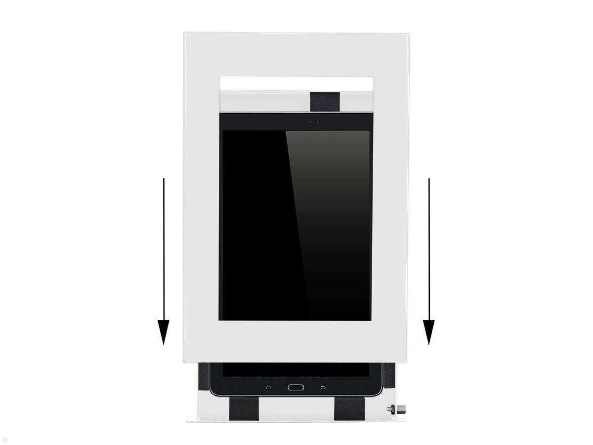 TabLines TSG076W Tablet Schutzgehäuse für Samsung Tab S7+ 12.4, weiß