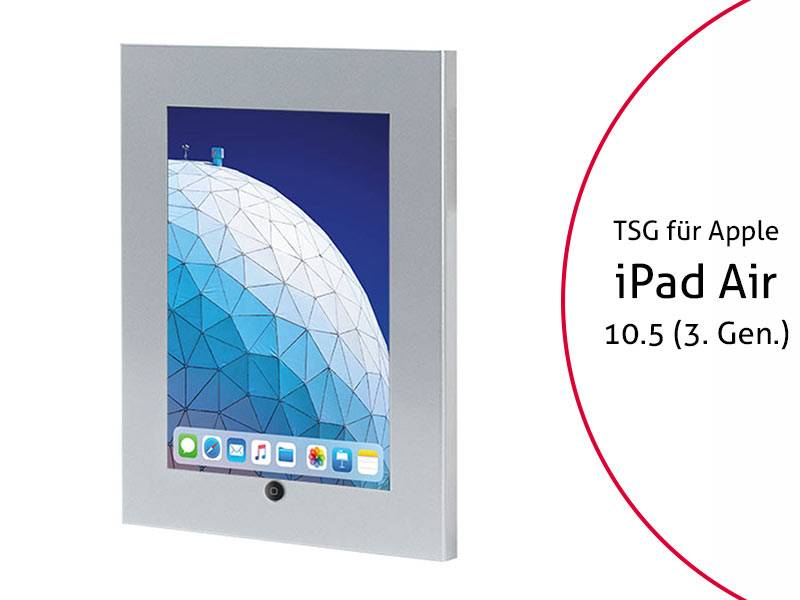TabLines TSG062S Tablet Schutzgehäuse für Apple iPad Air 3 10.5 (2019), HB, silb...