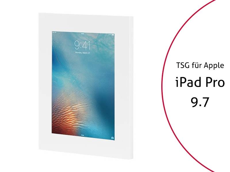 TabLines TSG048W Tablet Schutzgehäuse ohne HB für Apple iPad Pro 9.7, weiß