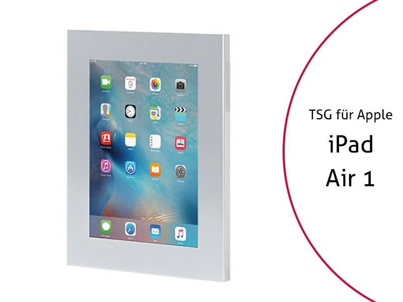 TabLines TSG008S Tablet Schutzgehäuse für Apple iPad Air 1, silber