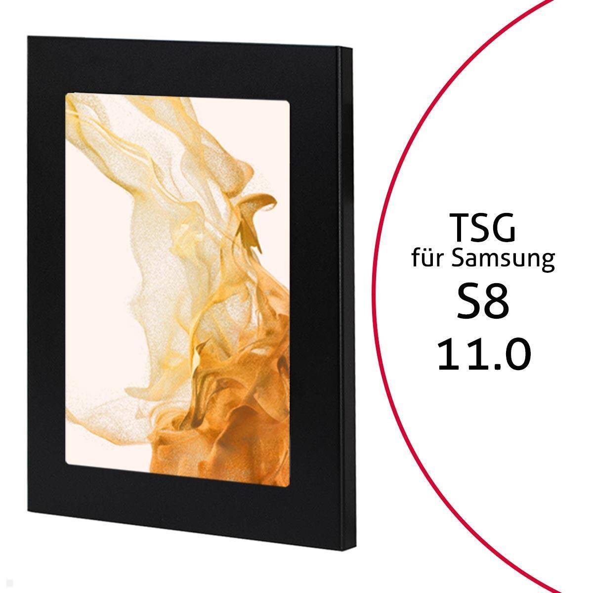 TabLines TSG089B Tablet Schutzgehäuse für Samsung Tab S8 11 Zoll, schwarz