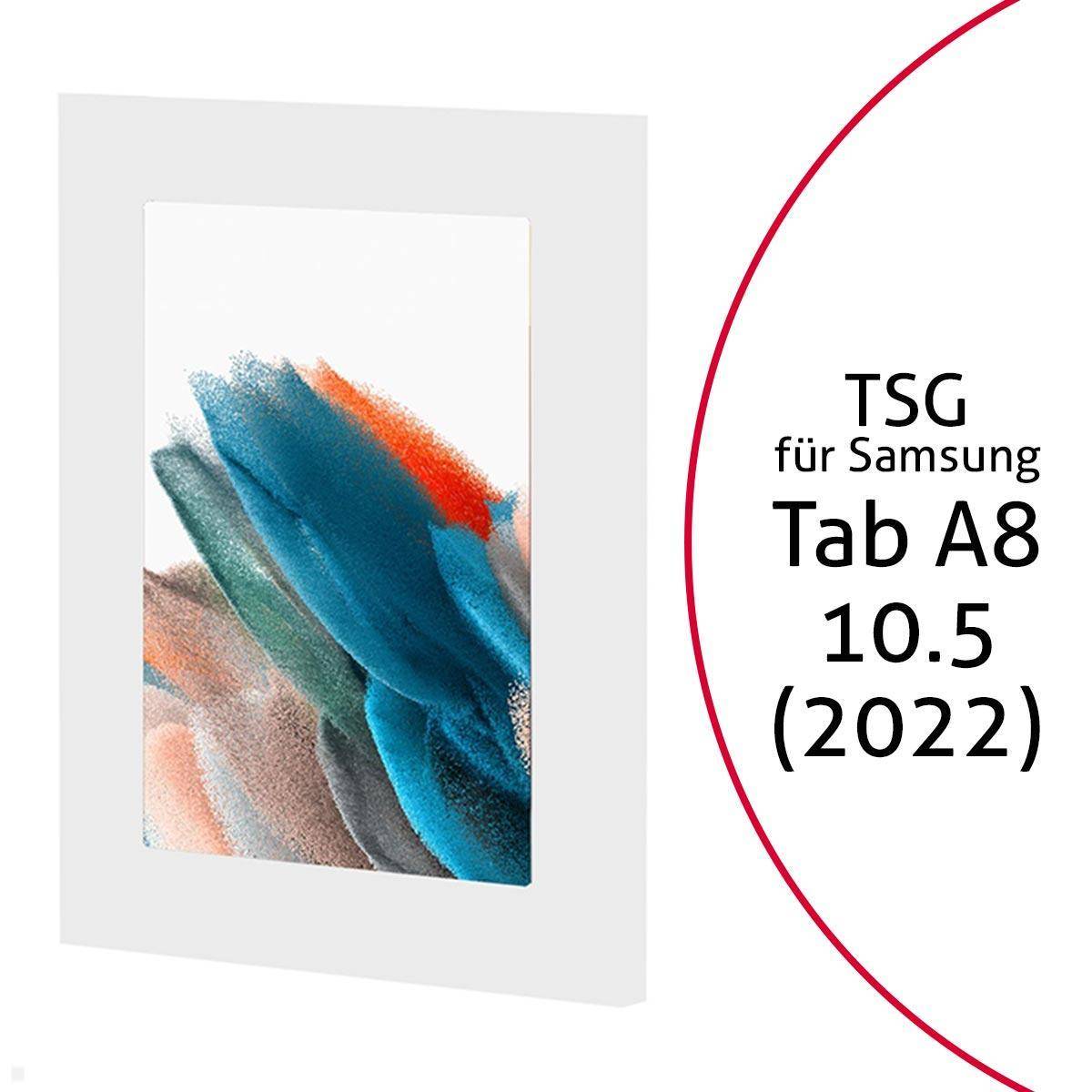 TabLines TSG085W Tablet Schutzgehäuse für Samsung Tab A8 10.5 (2022), weiß