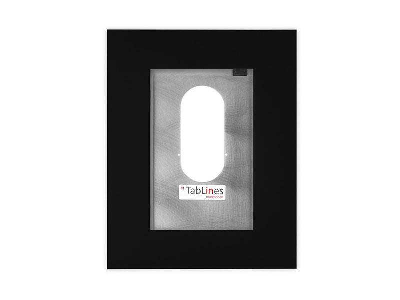 TabLines TWE073B Tablet Wandeinbau für Apple iPad Air 3 10.5 (2019), schwarz