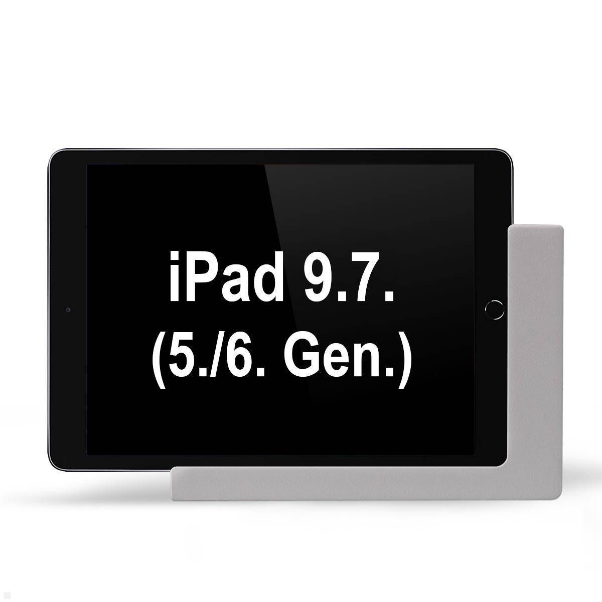 TabLines TWP017S Tablet Wandhalterung für Apple iPad 9.7 (5./6. Gen.), silber