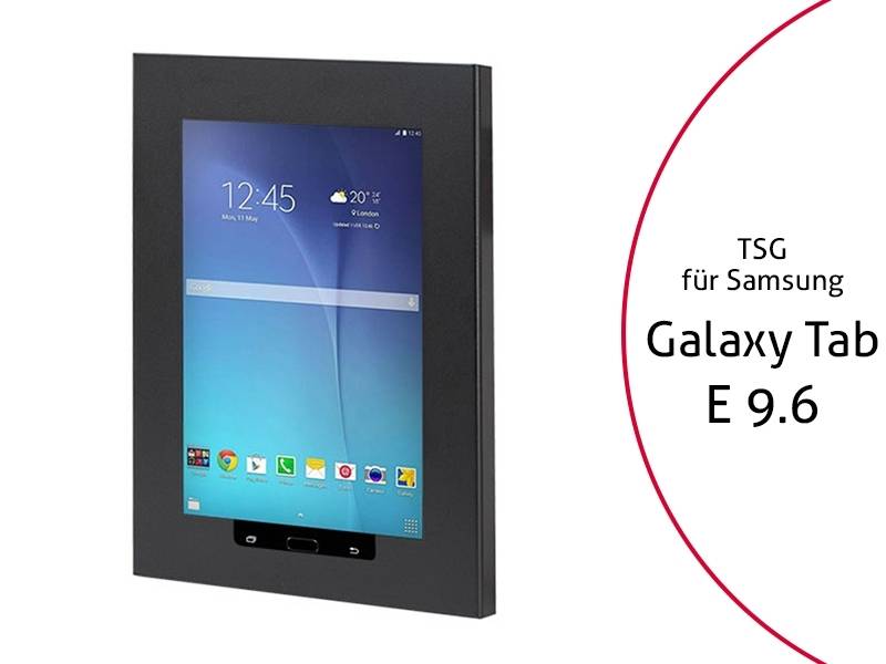 TabLines TSG028B Tablet Schutzgehäuse für Samsung Tab E 9.6, HB, schwarz