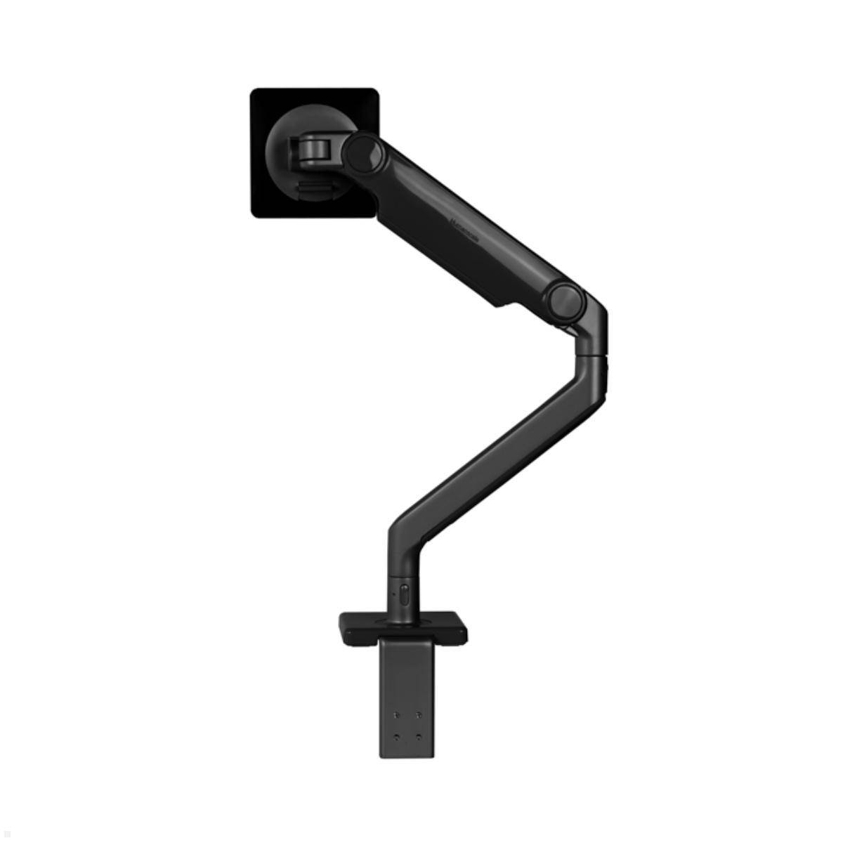 Humanscale M2.1 Laptop Tischhalterung mit Schwenkarm schräg, schwarz