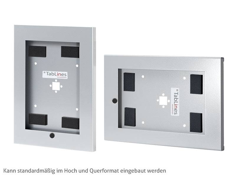 TabLines TSG042S Tablet Schutzgehäuse für Apple iPad 5 (2017), HB, silber