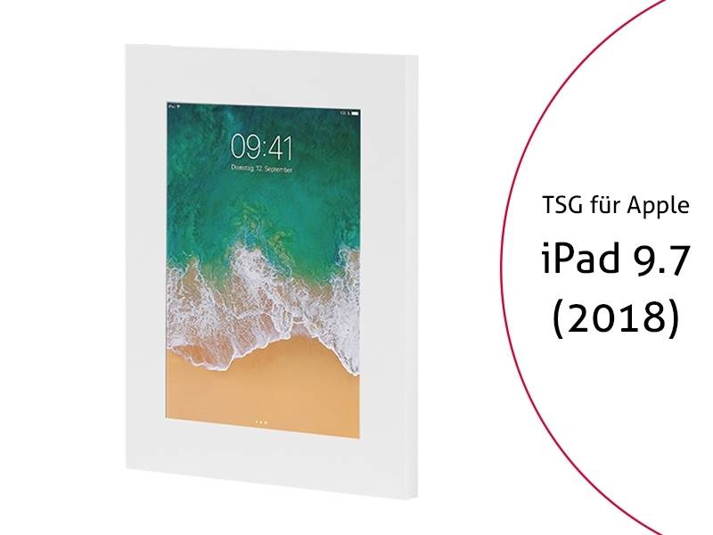 TabLines TSG054W Tablet Schutzgehäuse für Apple iPad 6 9.7 (2018), weiß