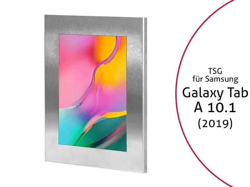 TabLines TSG065E Tablet Schutzgehäuse für Samsung Tab A 10.1 (2019), Edelstahl