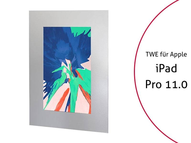 TabLines TWE069S Tablet Wandeinbau für Apple iPad Pro 11, silber