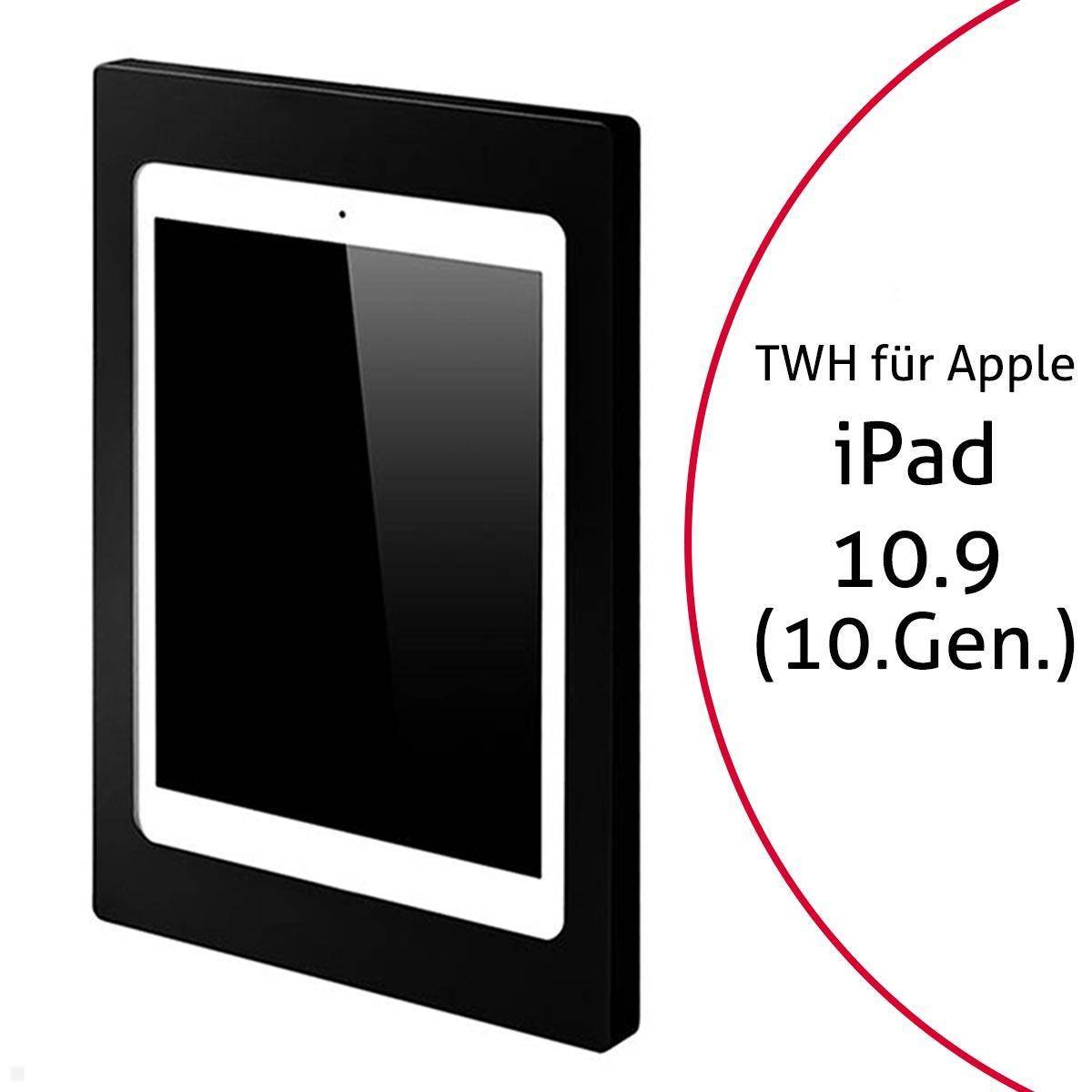 TabLines TWH043B Tablet Wandhalterung für Apple iPad 10.9 (10. Generation), schw...