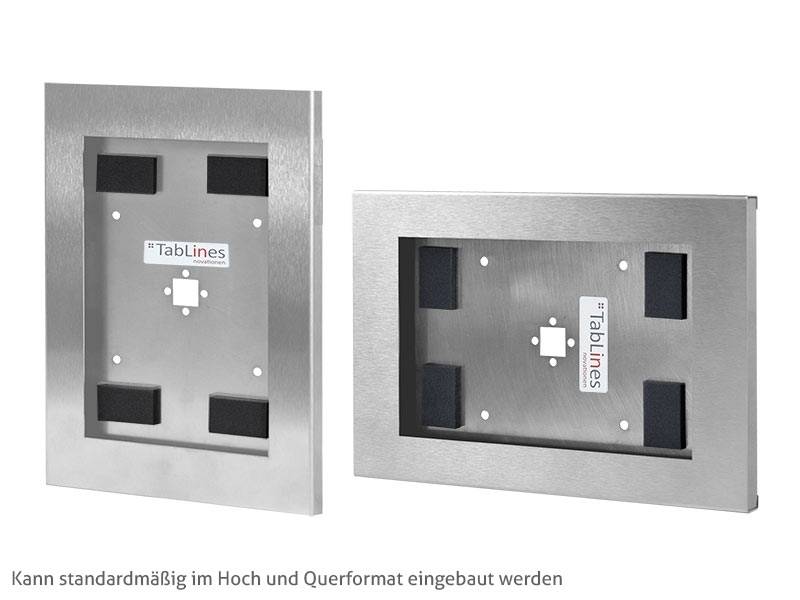 TabLines TSG009E Tablet Schutzgehäuse für Apple iPad Mini 1/2/3, Edelstahl