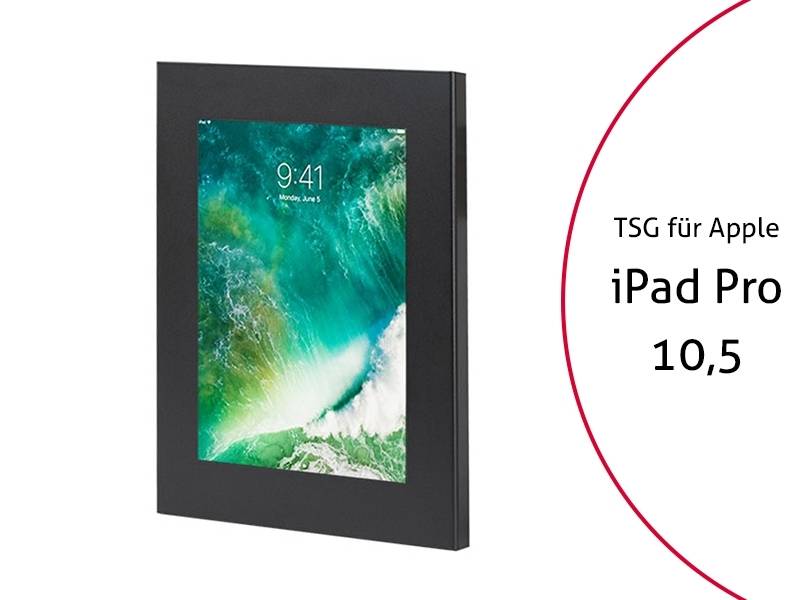 TabLines TSG045B Tablet Schutzgehäuse für Apple iPad Pro 10.5Zoll, schwarz